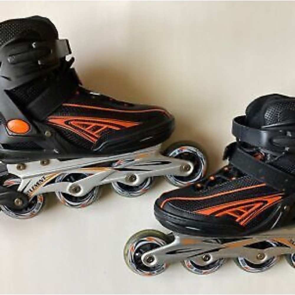 Kids Inline Skates - Black and Orange